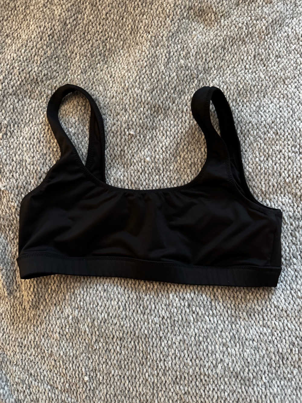 SKIMS Swim Black Bikini Top